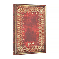2026 Diary Paperblanks Midi Week-At-A-Time Horizontal Flexi Foiled
