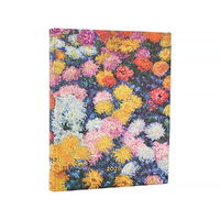 2026 Diary Paperblanks Ultra Day-At-A-Time  Flexi Monet's Chrysanthemums