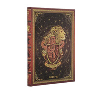 2026-2027 18-Month Diary Paperblanks Midi Week to View Hardcover GRYFFINDOR
