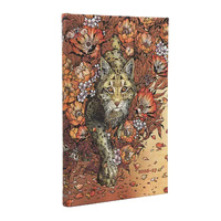 2026-2027 18-Month Diary Paperblanks Maxi Week to View Vertical Hardcover LYNX RISING