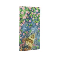 2027 Diary Paperblanks Lotus River Slim Week-At-A-Time Horizontal Hardcover