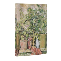 2027 Diary Paperblanks Cezanne's Terracotta Pots and Flowers Midi Day-At-A-Time Day Hardcover