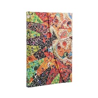 2027 Diary Paperblanks Gaudi's Sun Midi Week-At-A-Time Horizontal Hardcover
