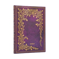 2027 Diary Paperblanks New York Rose Midi Week-At-A-Time Horizontal Hardcover