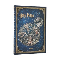 2027 Diary Paperblanks Legends of Hogwarts Midi Week-At-A-Time Vertical Hardcover