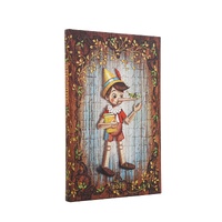 2027 Diary Paperblanks Carlo Collodi, Pinocchio Maxi Week-At-A-Time Horizontal Hardcover