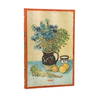 2027 Diary Paperblanks Van Gogh's Still Life Maxi Week-At-A-Time Horizontal Hardcover