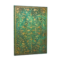 2027 Diary Paperblanks Emerald Flower Grande Week-At-A-Time Vertical Hardcover