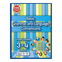 Home Tutor Series Basic Grammar And Language Conventions Levels 3-4 Book 1