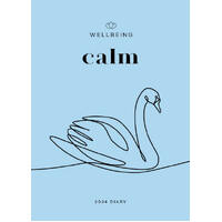 2024 Diary Wellbeing Calm Week to View by Paper Pocket