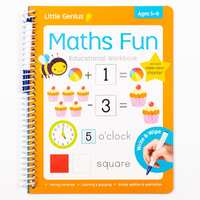 Little Genius: Write & Wipe - Maths Fun Educational Workbook