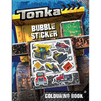 Lake Press Tonka Bubble Sticker Colouring Book