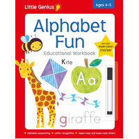 Little Genius: Write & Wipe - Alphabet Fun Educational Workbook Ages 4-5