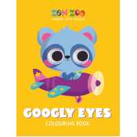Lake Press Zen Zoo Googly Eyes Colouring Book