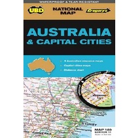 UBD Gregory's Australia & Cities Map 180 11th ed (Waterproof)  9780731930517