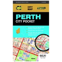 UBD Gregory's Perth City Pocket Map 661 21st ed 9780731931309