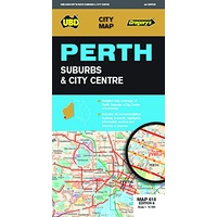 UBD Gregory's Perth Suburbs & City Centre Map 618 8th ed 9780731931378
