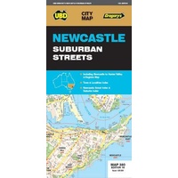 UBD Gregory's Newcastle Suburban Streets Map 280 19th ed 9780731931927