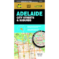 UBD Gregory's Adelaide City Streets & Suburbs Map 562 9th ed (waterproof) 9780731932498