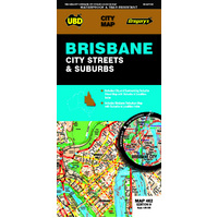 UBD Gregory's Brisbane City Streets & Suburbs Map 462 9th ed (waterproof) 9780731932528