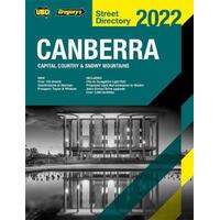 UBD Gregory's Street Directory Canberra 2022 26th Ed