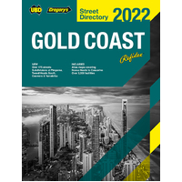 UBD Gregory's Street Directory Gold Coast Redifex 2022 24th Ed