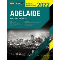 UBD Gregory's Street Directory Adelaide 2022 60th Ed