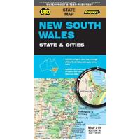 UBD Gregory's New South Wales State & Cities Map 219 10th ed (waterproof)  9780731932917