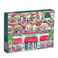 Galison Jigsaw Puzzle 1000 Piece Michael Storrings A Day at the Bookstore 