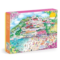 Galison Jigsaw Puzzle 1000 Piece Michael Storrings Coast of Italy 