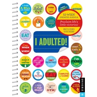 Undated Diary I Adulted! Weekly Agenda from Andrews McMeel AM37566