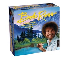 2022 Calendar Bob Ross: A Happy Little Day-to-Day Boxed, Andrews McMeel AM40016