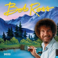 2022 Calendar Bob Ross Square Wall by Andrews McMeel AM40269