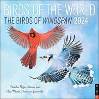 2024 Calendar Birds of the World: The Birds of Wingspan Square Wall AM43239