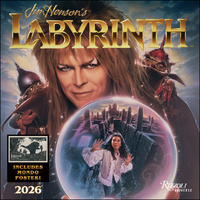 2026 Calendar Jim Henson's Labyrinth with Poster Square Wall, Rizzoli Universe AM48432