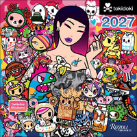 2027 Calendar tokidoki with Stickers Square Wall, Rizzoli Universe AM49682