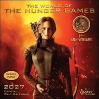 2027 Calendar The World of The Hunger Games with Poster Square Wall, Rizzoli Universe AM49750