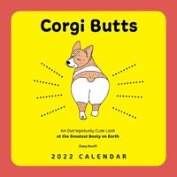 2022 Calendar Corgi Butts Square Wall by Andrews McMeel AM54630