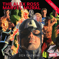 2024 Calendar Alex Ross Marvel Mural Oversized Wall by Andrews McMeel AM68644