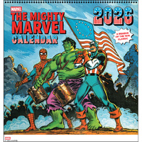 2026 Calendar The Mighty Marvel (1976 Classic Reissue) Square Wall, Andrews McMeel AM82978