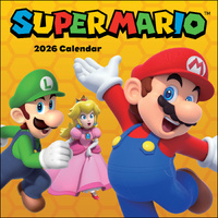 2026 Calendar Super Mario Square Wall, Abrams AM83531