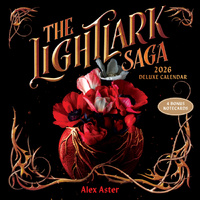 2026 Calendar The Lightlark Saga with 6 Collectible Cards Square Wall, Abrams AM85603