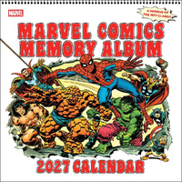 2027 Calendar Marvel Comics Memory Album Square Wall, Abrams AM91253