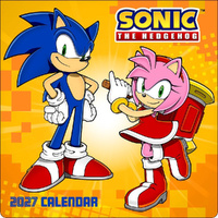 2027 Calendar Sonic the Hedgehog Square Wall, Abrams AM91680