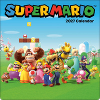 2027 Calendar Super Mario Square Wall, Abrams AM92380