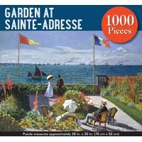 1000 Piece Jigsaw Puzzle: Garden At Sainte-Adresse by Peter Pauper Press