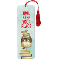 Peter Pauper Press Beaded Bookmark - Owl Keep Your Place 331236
