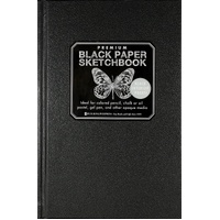 Peter Pauper Press Sketchbook Premium Black Paper, 331625