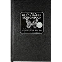 Peter Pauper Press Sketchbook Premium Black Paper, 331625
