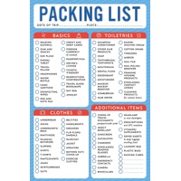 Peter Pauper Press Note Pad Packing List, 331915